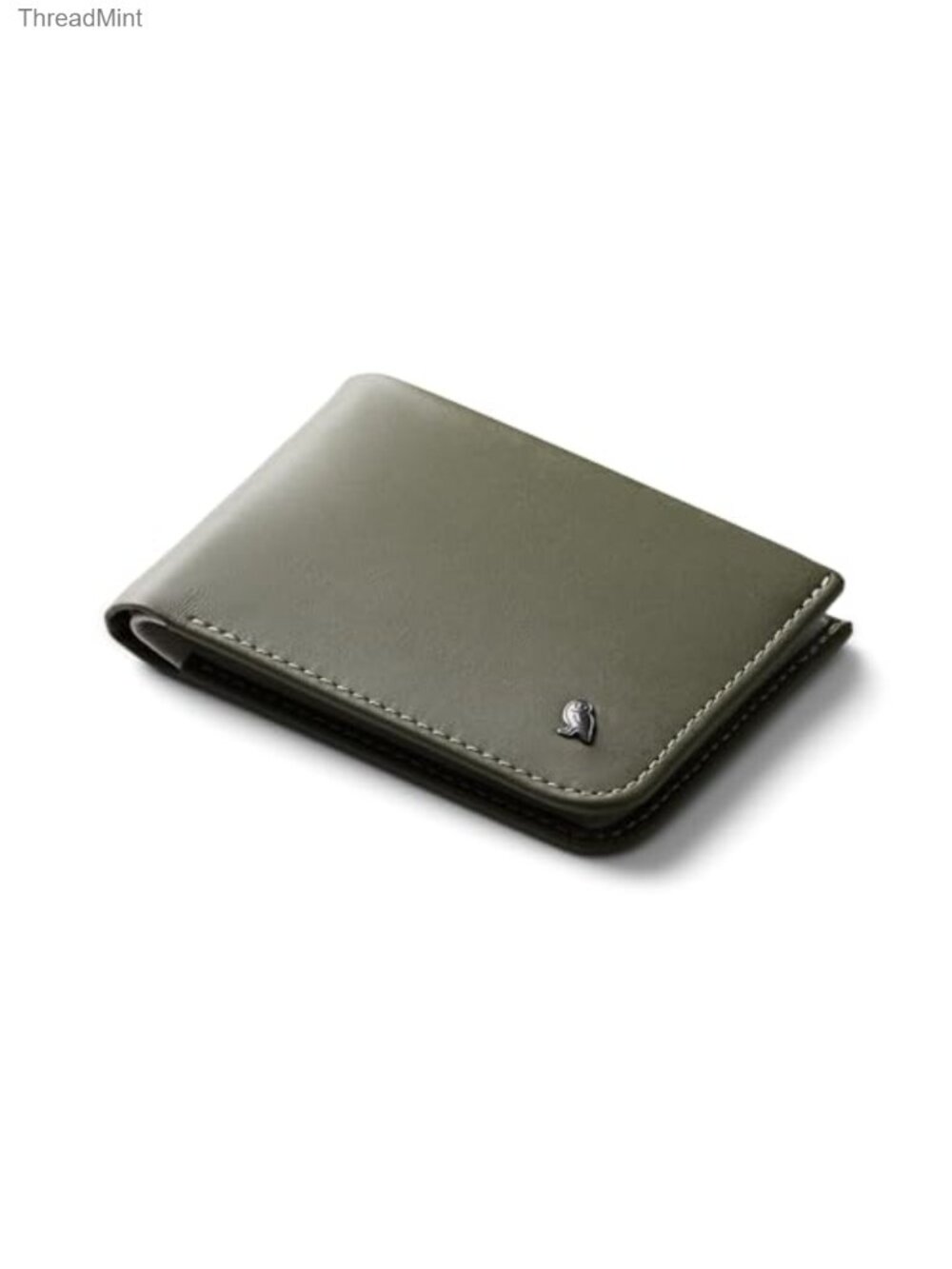 Slim Leather Bifold Wallet RFID Protected Holds 8-12 Cards Coin Pouch